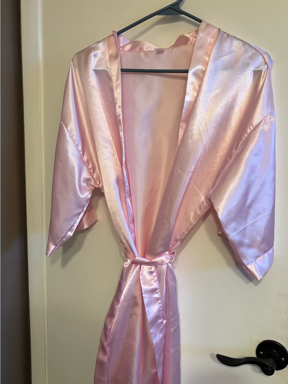 Satin Robe light Pink(i have matching shorts)